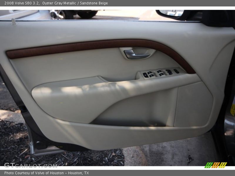 Oyster Gray Metallic / Sandstone Beige 2008 Volvo S80 3.2