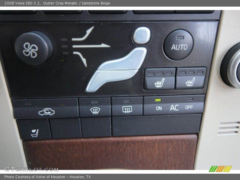 Oyster Gray Metallic / Sandstone Beige 2008 Volvo S80 3.2