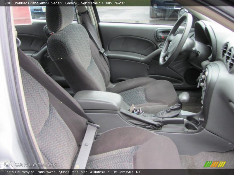 Galaxy Silver Metallic / Dark Pewter 2005 Pontiac Grand Am SE Sedan