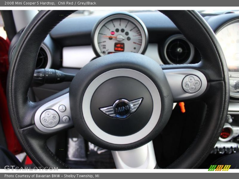 Chili Red / Grey/Black 2008 Mini Cooper S Hardtop