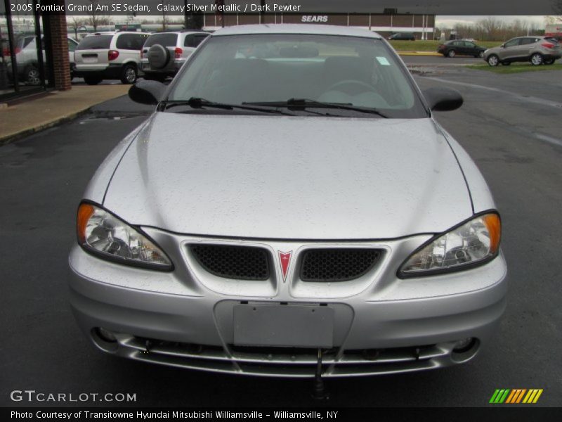 Galaxy Silver Metallic / Dark Pewter 2005 Pontiac Grand Am SE Sedan