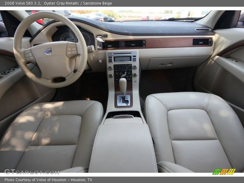 Oyster Gray Metallic / Sandstone Beige 2008 Volvo S80 3.2