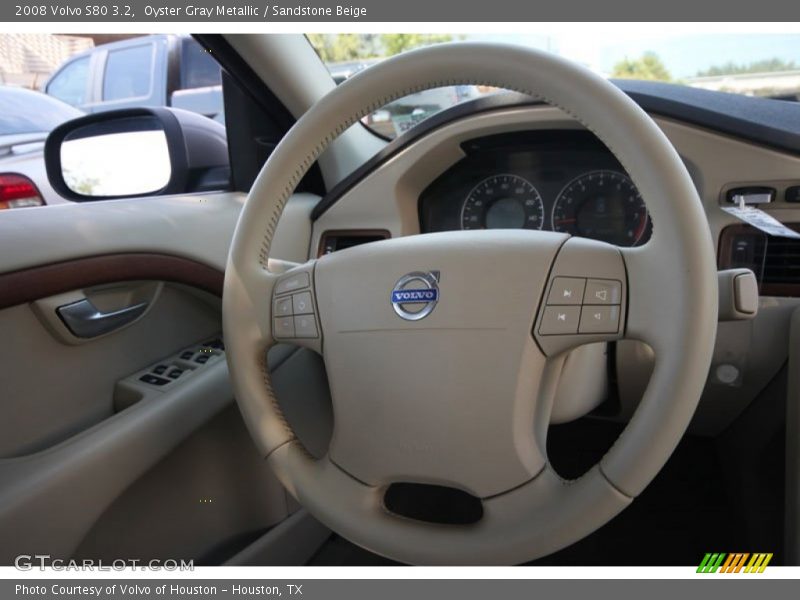 Oyster Gray Metallic / Sandstone Beige 2008 Volvo S80 3.2