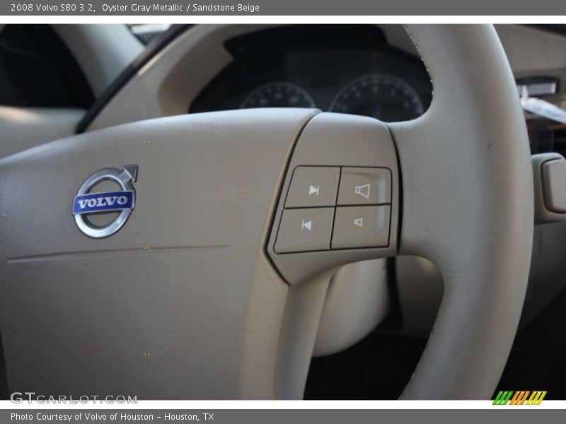 Oyster Gray Metallic / Sandstone Beige 2008 Volvo S80 3.2
