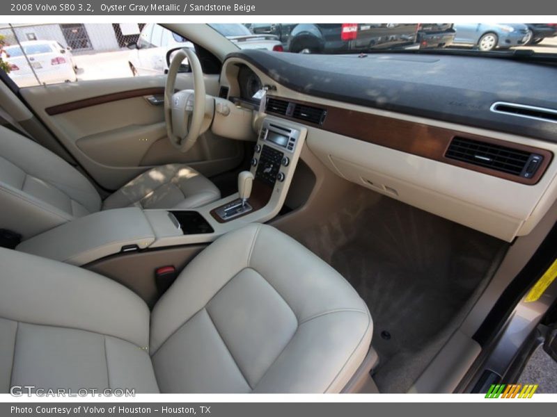 Oyster Gray Metallic / Sandstone Beige 2008 Volvo S80 3.2
