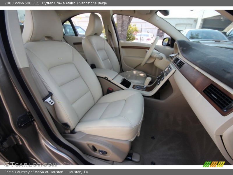 Oyster Gray Metallic / Sandstone Beige 2008 Volvo S80 3.2
