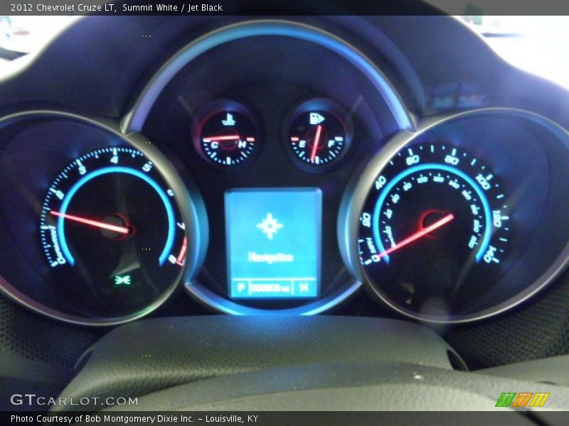 Summit White / Jet Black 2012 Chevrolet Cruze LT