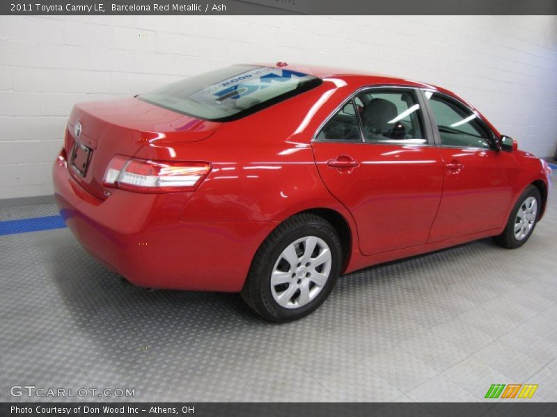 Barcelona Red Metallic / Ash 2011 Toyota Camry LE