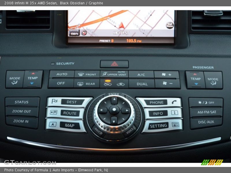 Black Obsidian / Graphite 2008 Infiniti M 35x AWD Sedan