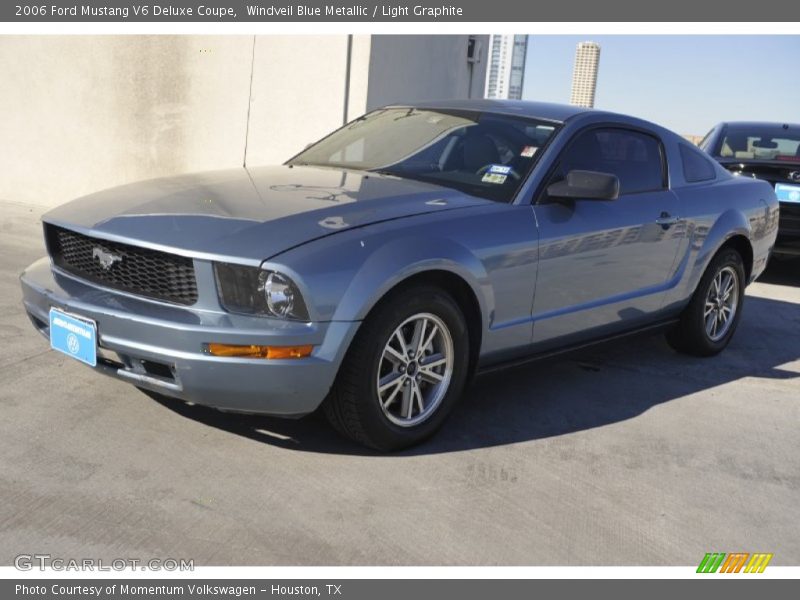 Windveil Blue Metallic / Light Graphite 2006 Ford Mustang V6 Deluxe Coupe