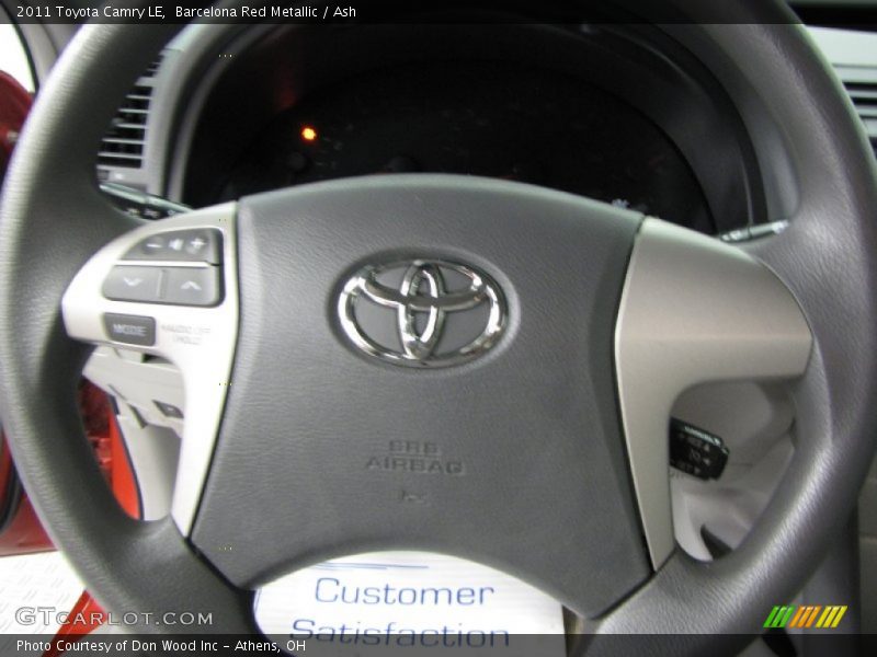 Barcelona Red Metallic / Ash 2011 Toyota Camry LE
