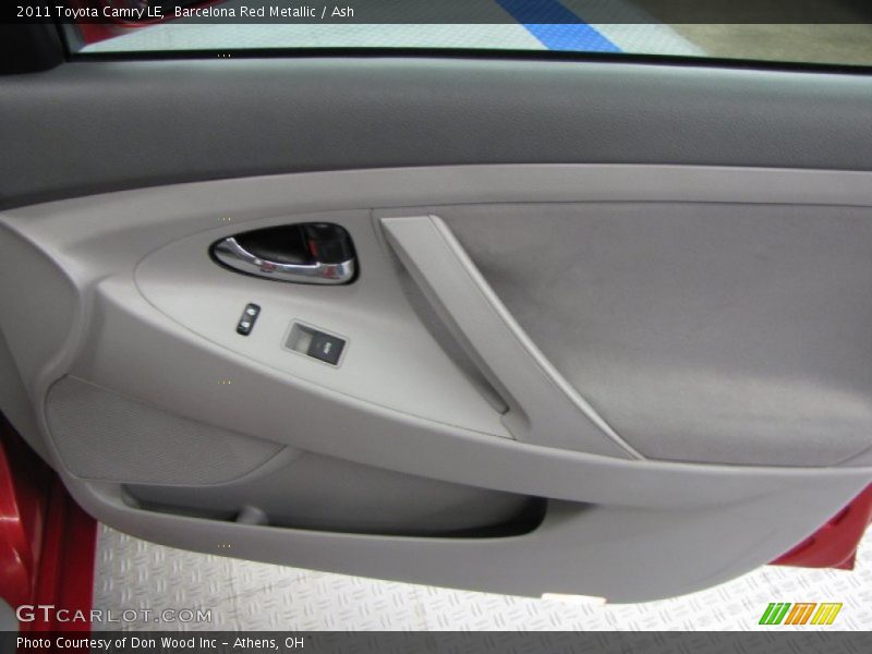 Barcelona Red Metallic / Ash 2011 Toyota Camry LE