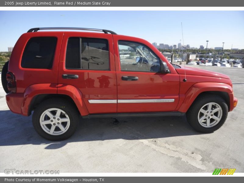 Flame Red / Medium Slate Gray 2005 Jeep Liberty Limited