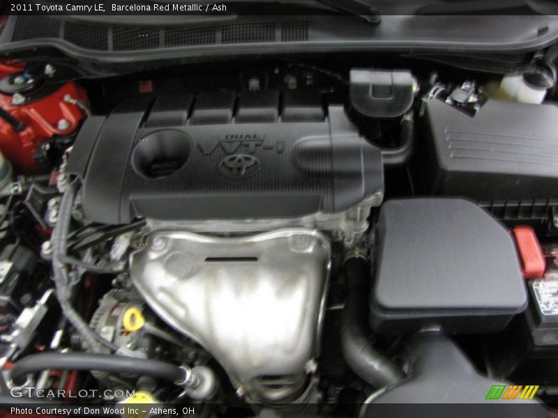Barcelona Red Metallic / Ash 2011 Toyota Camry LE