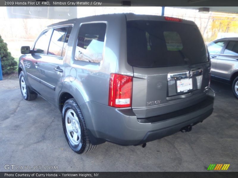 Nimbus Gray Metallic / Gray 2009 Honda Pilot LX 4WD