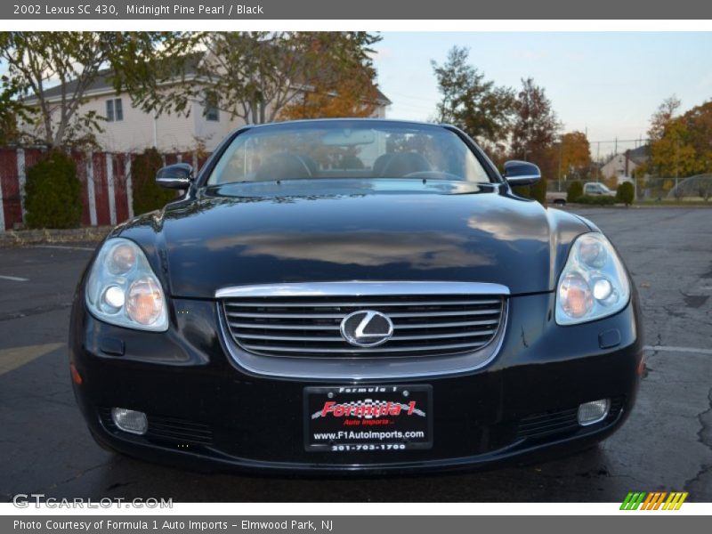 Midnight Pine Pearl / Black 2002 Lexus SC 430
