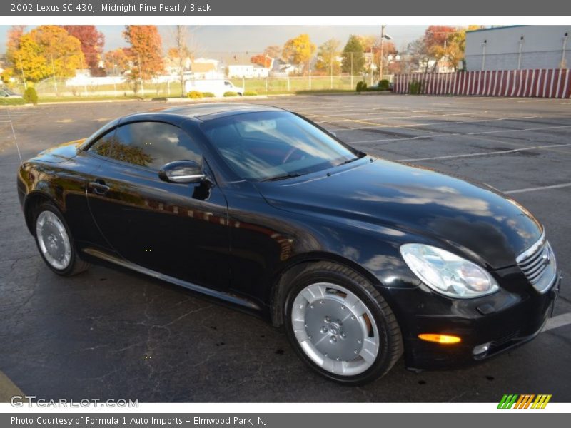 Midnight Pine Pearl / Black 2002 Lexus SC 430