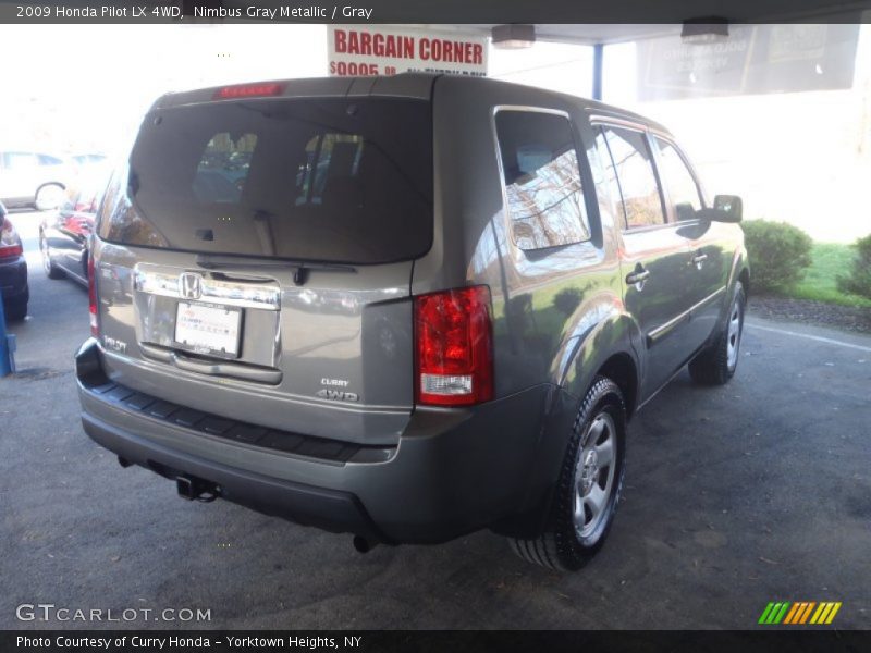 Nimbus Gray Metallic / Gray 2009 Honda Pilot LX 4WD