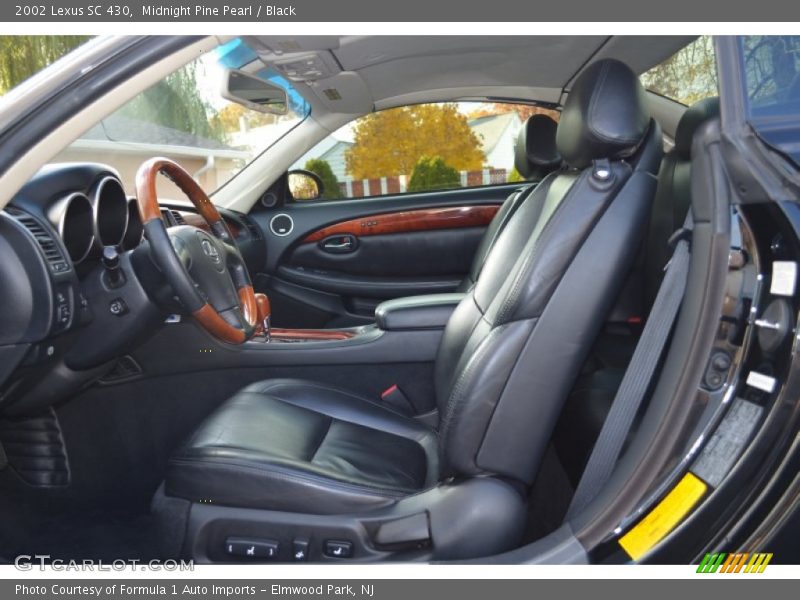 Midnight Pine Pearl / Black 2002 Lexus SC 430