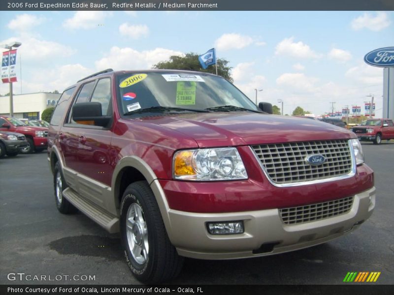 Redfire Metallic / Medium Parchment 2006 Ford Expedition Eddie Bauer