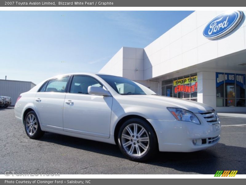 Blizzard White Pearl / Graphite 2007 Toyota Avalon Limited
