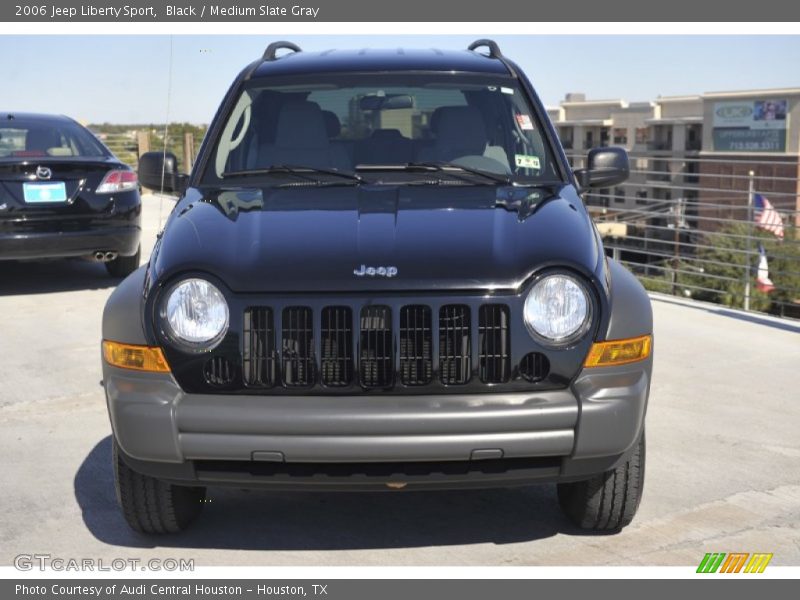 Black / Medium Slate Gray 2006 Jeep Liberty Sport