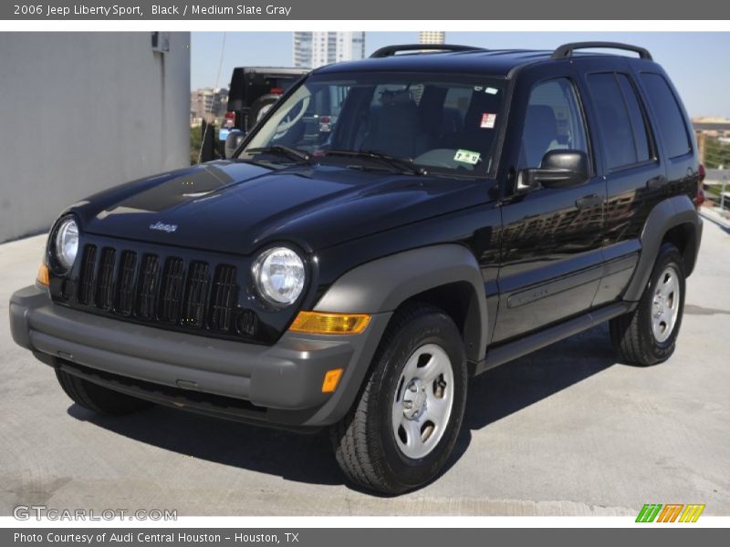 Black / Medium Slate Gray 2006 Jeep Liberty Sport