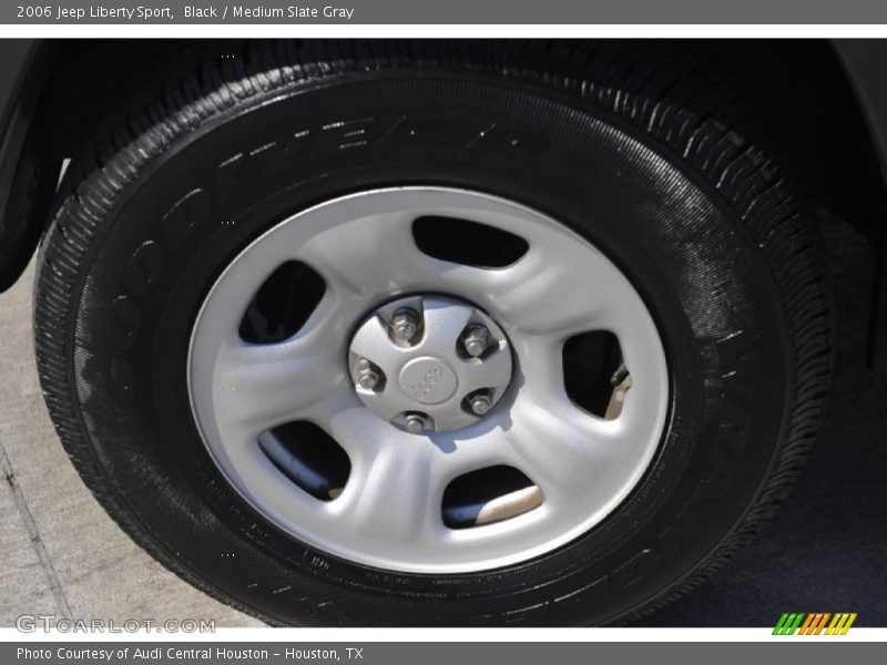 Black / Medium Slate Gray 2006 Jeep Liberty Sport