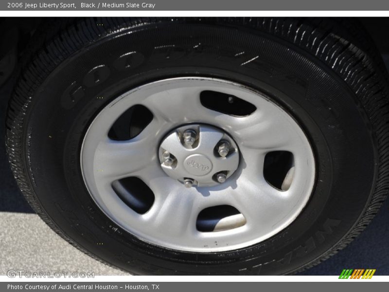 Black / Medium Slate Gray 2006 Jeep Liberty Sport