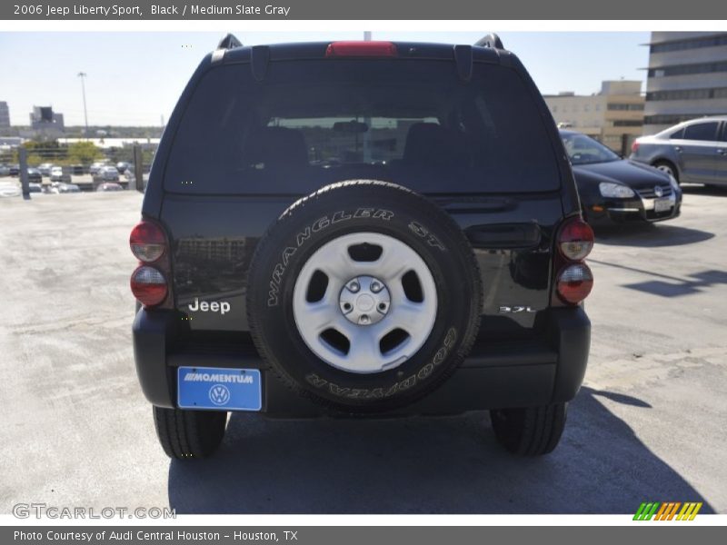 Black / Medium Slate Gray 2006 Jeep Liberty Sport