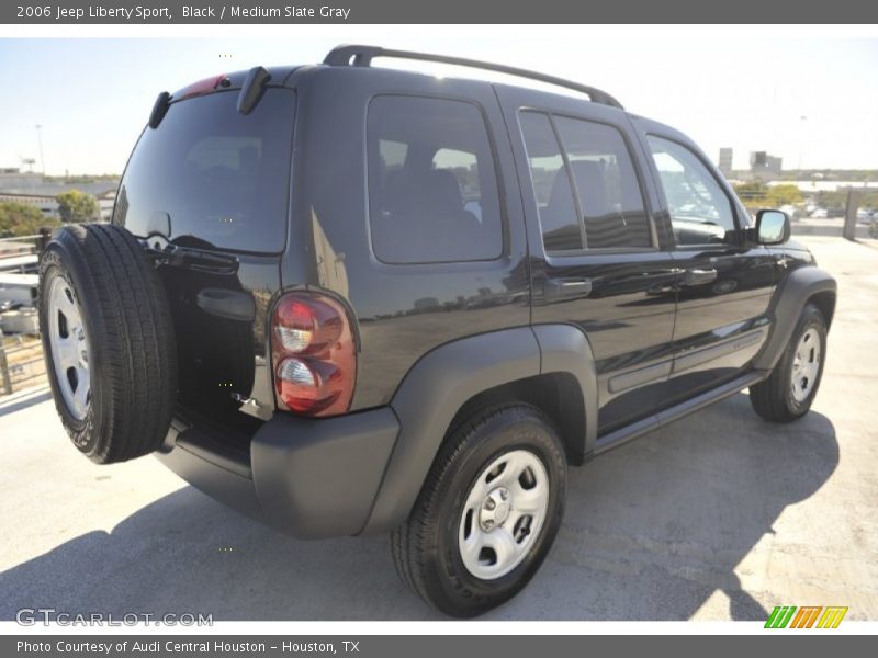 Black / Medium Slate Gray 2006 Jeep Liberty Sport