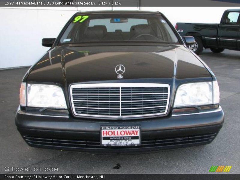Black / Black 1997 Mercedes-Benz S 320 Long Wheelbase Sedan