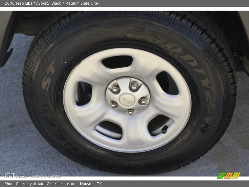 Black / Medium Slate Gray 2006 Jeep Liberty Sport