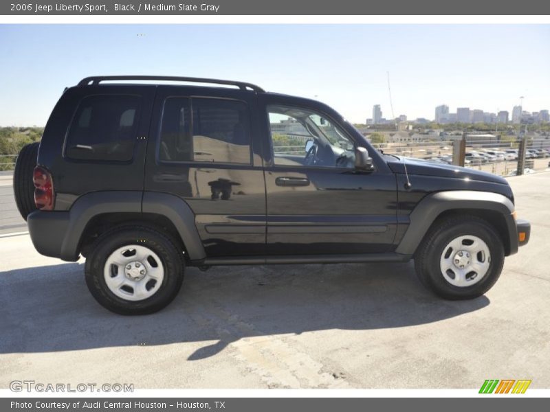 Black / Medium Slate Gray 2006 Jeep Liberty Sport
