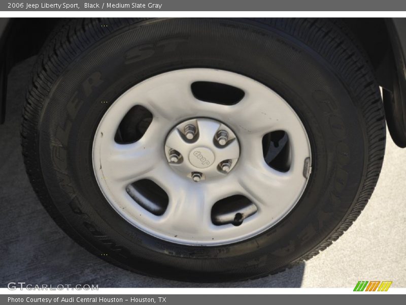 Black / Medium Slate Gray 2006 Jeep Liberty Sport