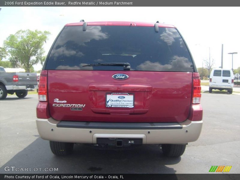 Redfire Metallic / Medium Parchment 2006 Ford Expedition Eddie Bauer