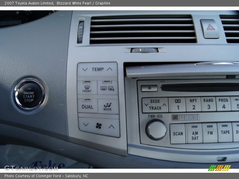 Blizzard White Pearl / Graphite 2007 Toyota Avalon Limited
