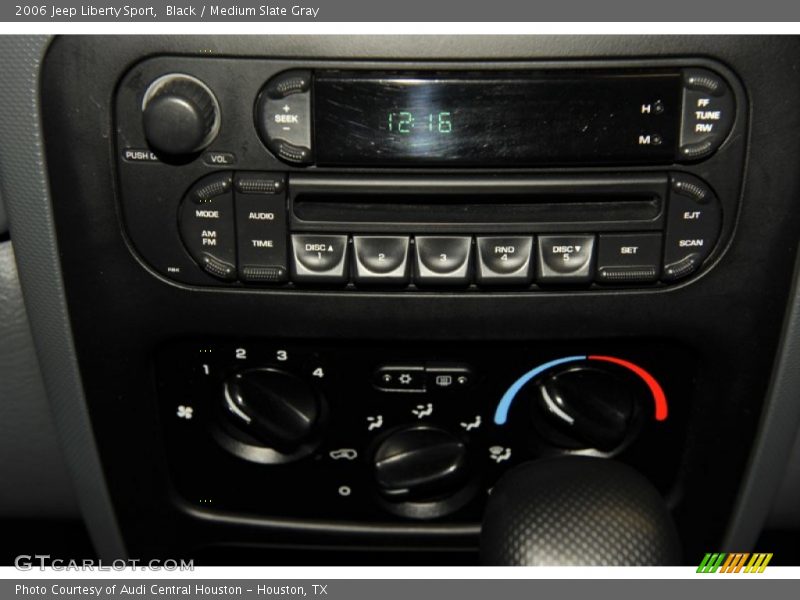 Black / Medium Slate Gray 2006 Jeep Liberty Sport