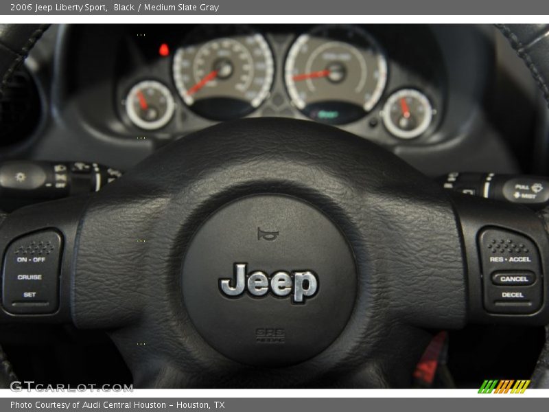 Black / Medium Slate Gray 2006 Jeep Liberty Sport