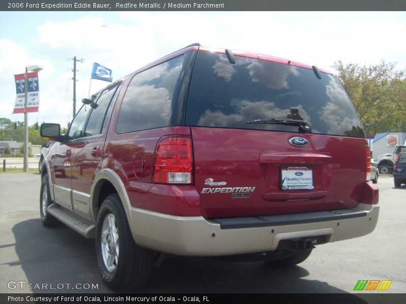 Redfire Metallic / Medium Parchment 2006 Ford Expedition Eddie Bauer