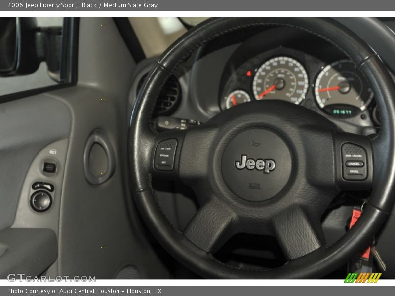 Black / Medium Slate Gray 2006 Jeep Liberty Sport