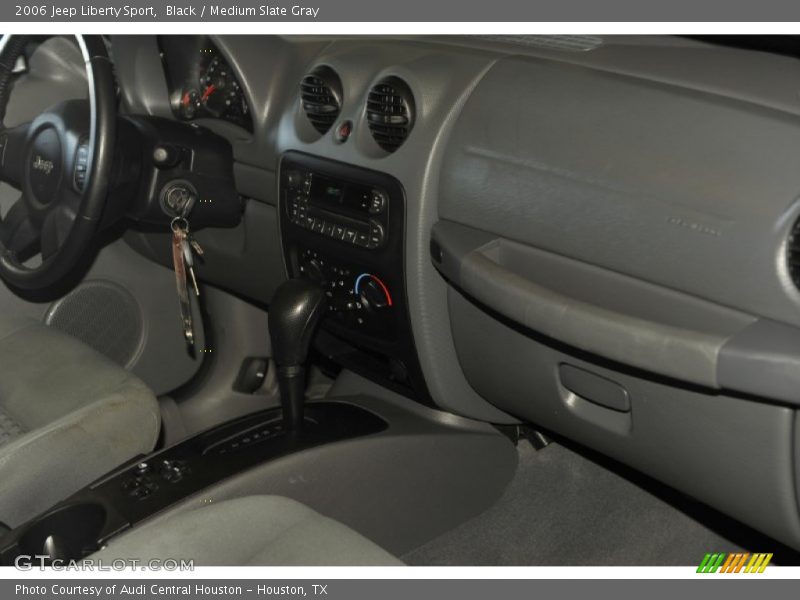 Black / Medium Slate Gray 2006 Jeep Liberty Sport