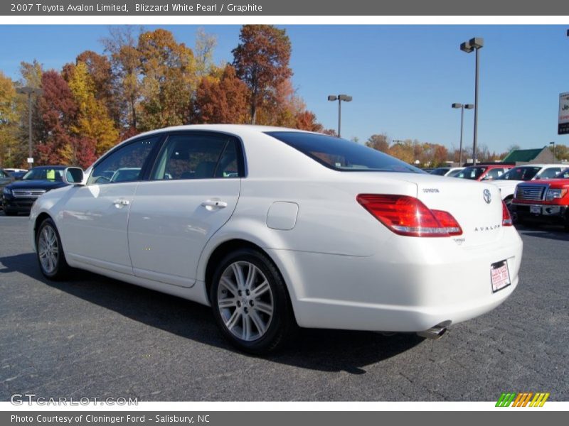 Blizzard White Pearl / Graphite 2007 Toyota Avalon Limited