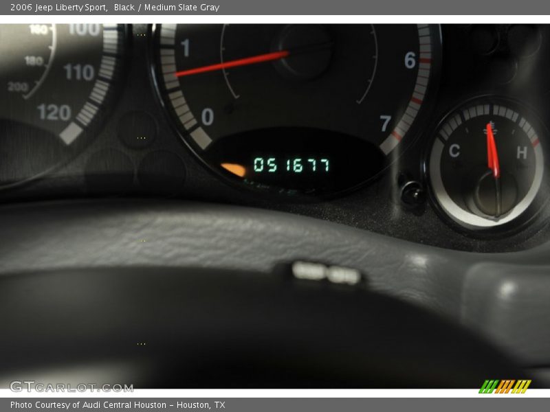 Black / Medium Slate Gray 2006 Jeep Liberty Sport