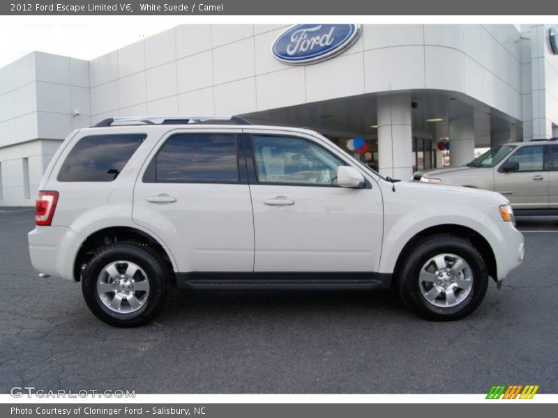 White Suede / Camel 2012 Ford Escape Limited V6