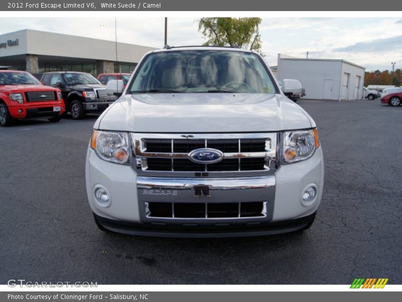 White Suede / Camel 2012 Ford Escape Limited V6
