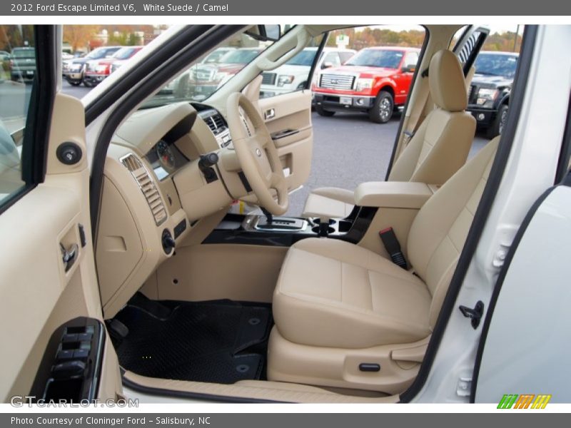 White Suede / Camel 2012 Ford Escape Limited V6