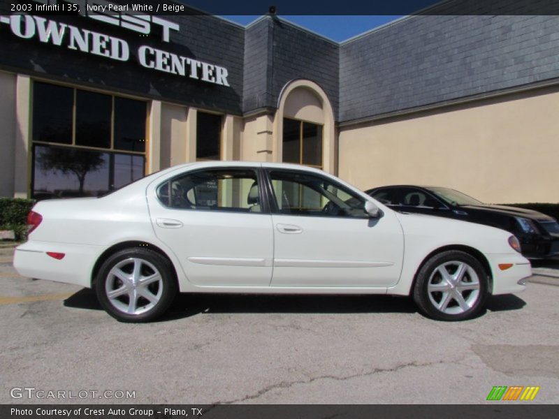 Ivory Pearl White / Beige 2003 Infiniti I 35