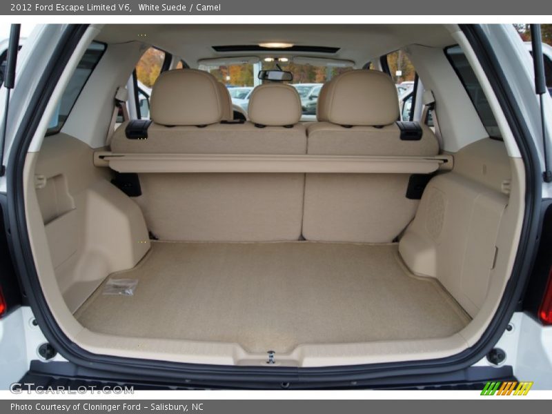 White Suede / Camel 2012 Ford Escape Limited V6