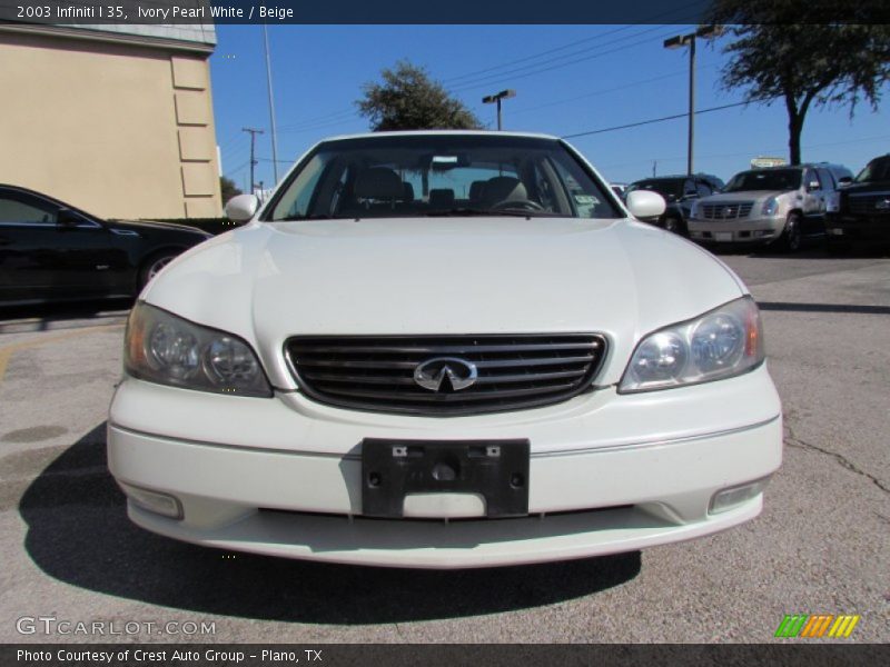 Ivory Pearl White / Beige 2003 Infiniti I 35